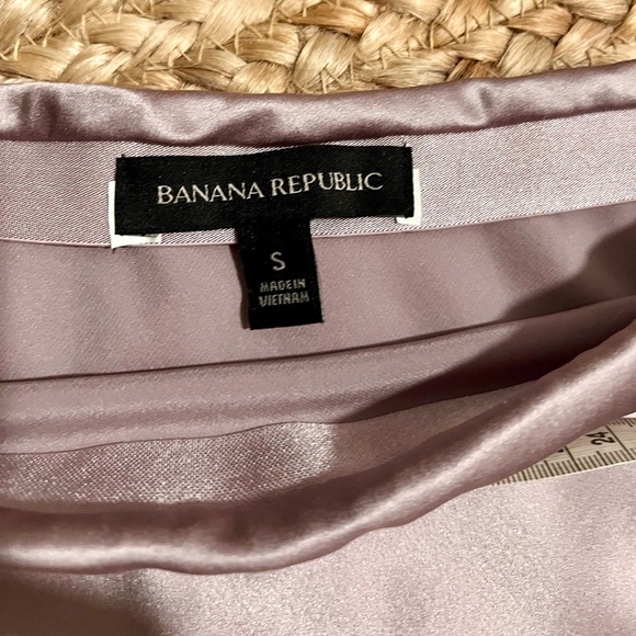 Banana Republic Bias Maxi Slip w/Slit Silk Charmeuse - Picture 4 of 9